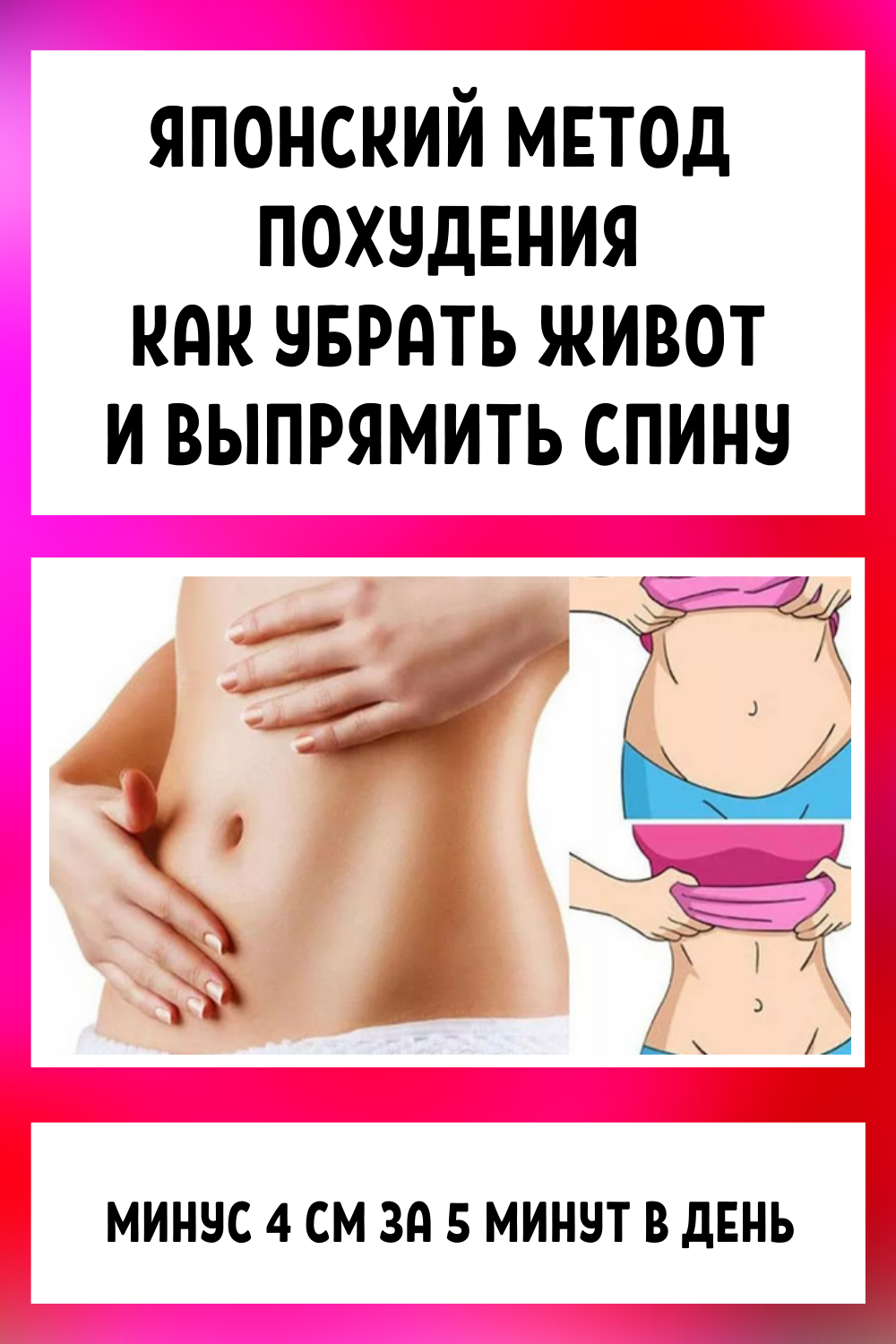 Методика Похудения Для Живота. Диета для похудения живота