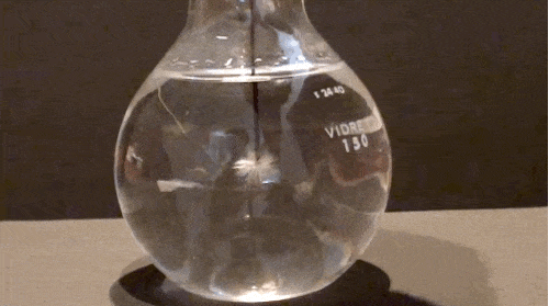 12 химических реакций, которые больше похожи на магию gif ,интересное,наука,опыты,реакция,химия