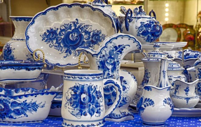Гжельская роспись – что это такое, история возникновения, особенности и техника росписи домашний досуг,своими руками