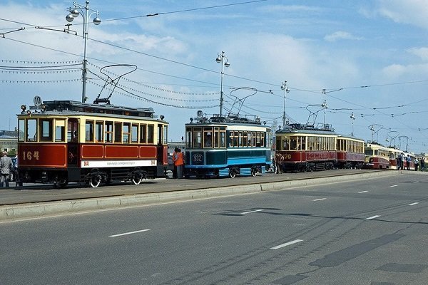 Московскому трамваю сегодня исполняется 119 лет. Прошел парад трамваев Москова, трамваи, фоторепортаж