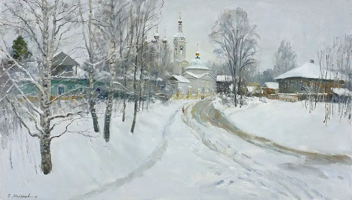 "Тихая моя Родина..." Художник Олег Молчанов