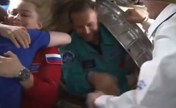 Видео прощания Пересильд и Шипенко с экипажем МКС появилось в Сети