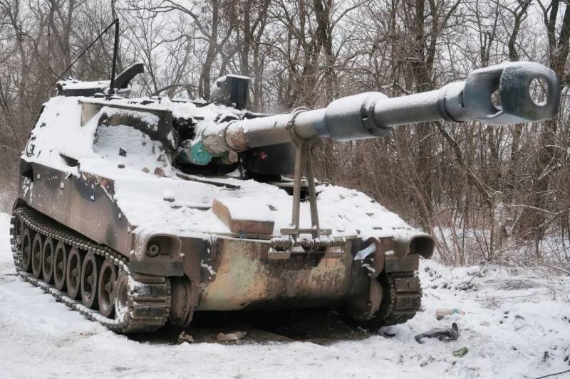 Потери самоходных гаубиц M109 на Украине оружие