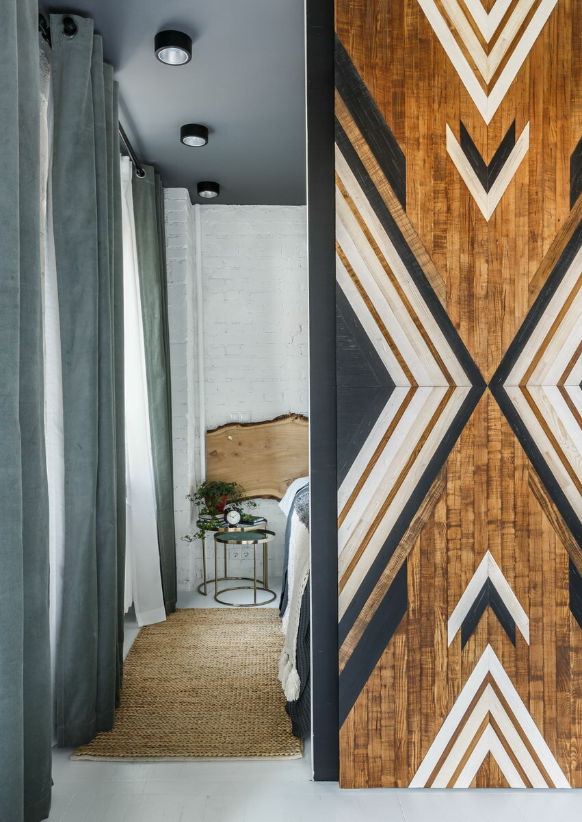 Смелый интерьер двушки 45 м² для сдачи в аренду Смелый интерьер двушки 45 м² для сдачи в аренду идеи для дома,интерьер и дизайн