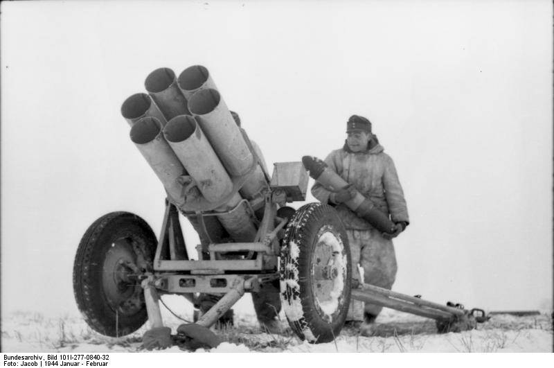 На любую технику. Реактивные миномёты семейства Nebelwerfer 