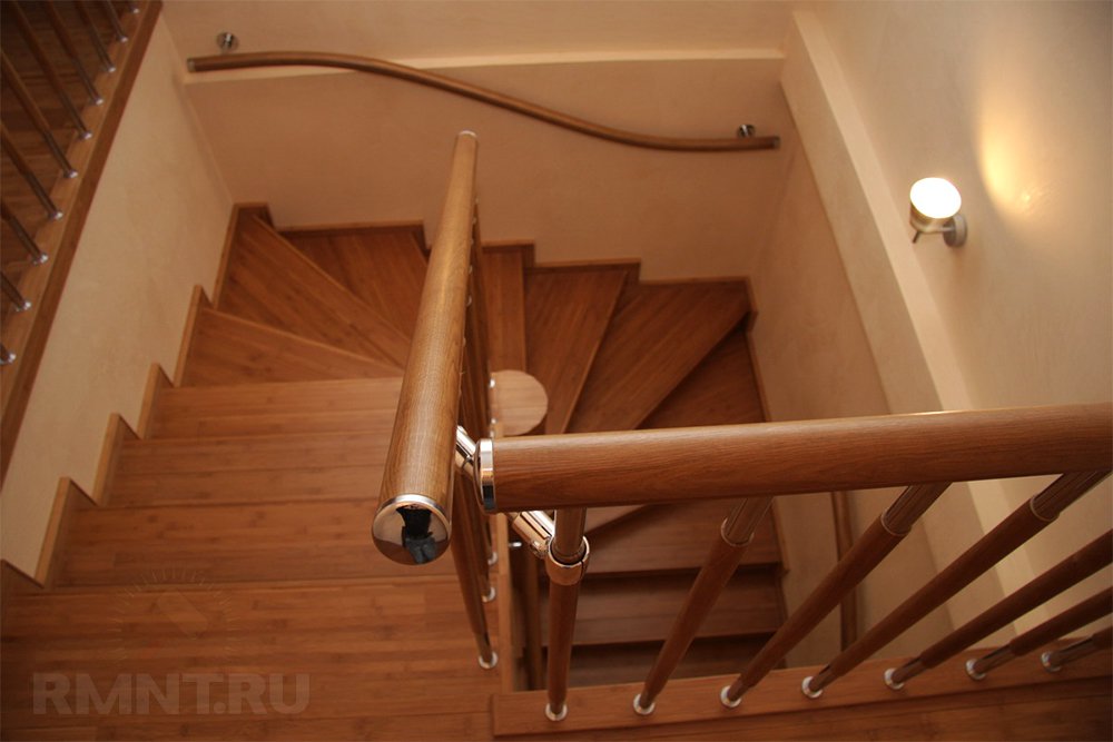 Лестница из бамбука