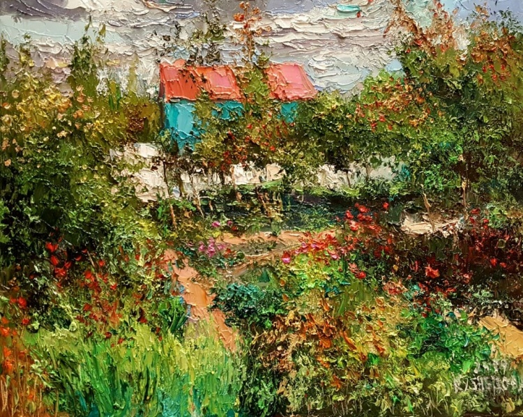 Художник Юлия Кузнецова. Цветочная токката