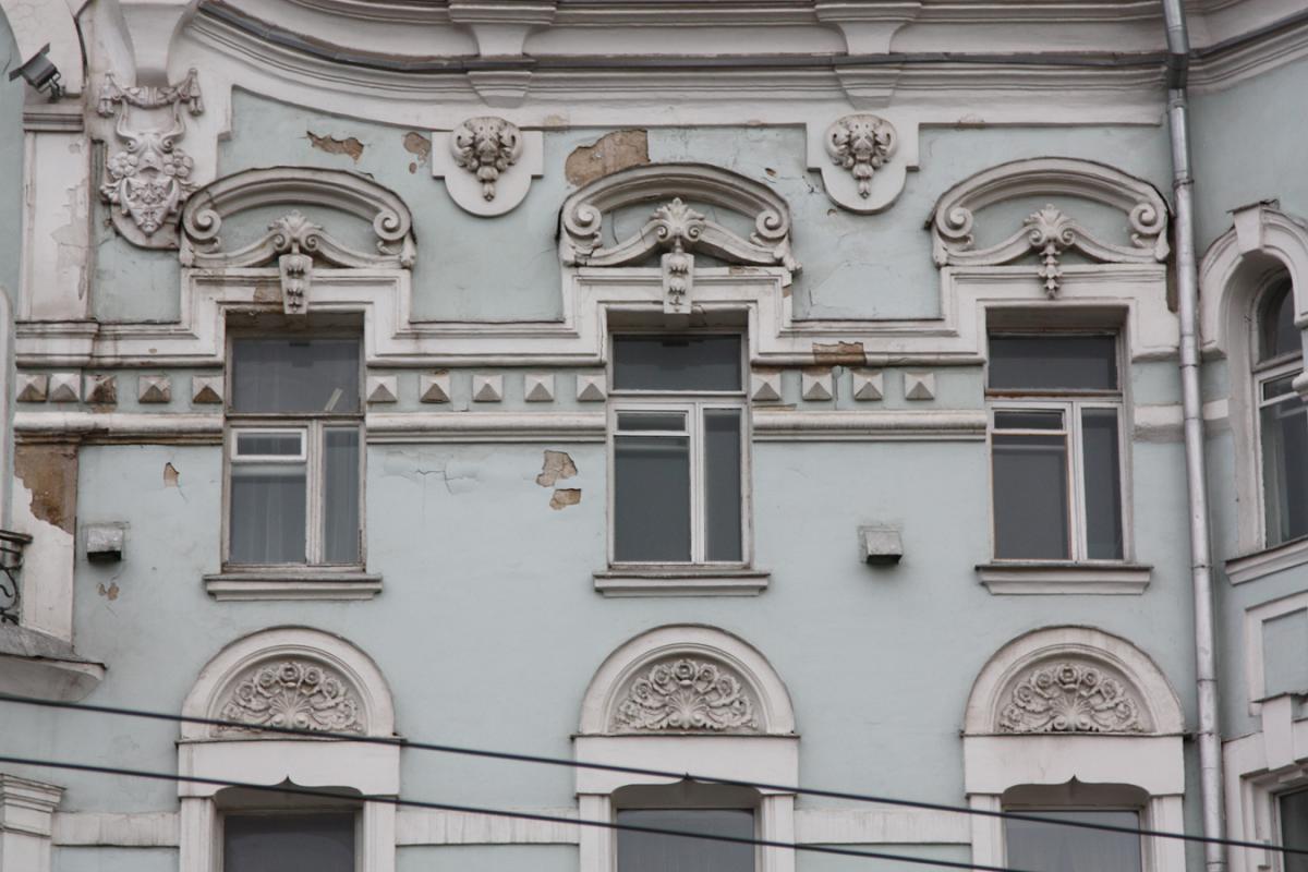 Причудливый декор московских домов в стиле модерн, ч.13