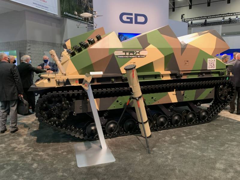 GDLS и AeroVironment представили роботов с барражирующими боеприпасами оружие