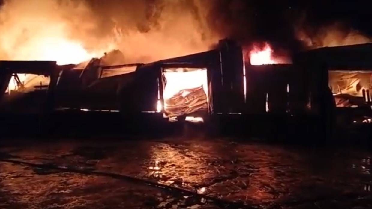Несколько человек погибли при пожаре под Пермью