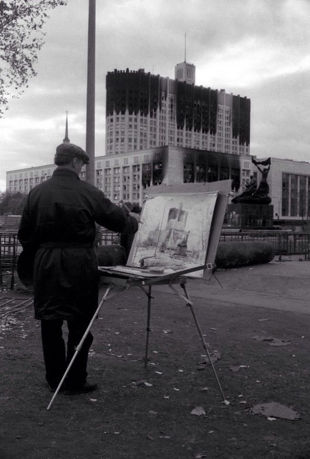 Фото расстрел белого дома в 1993 году