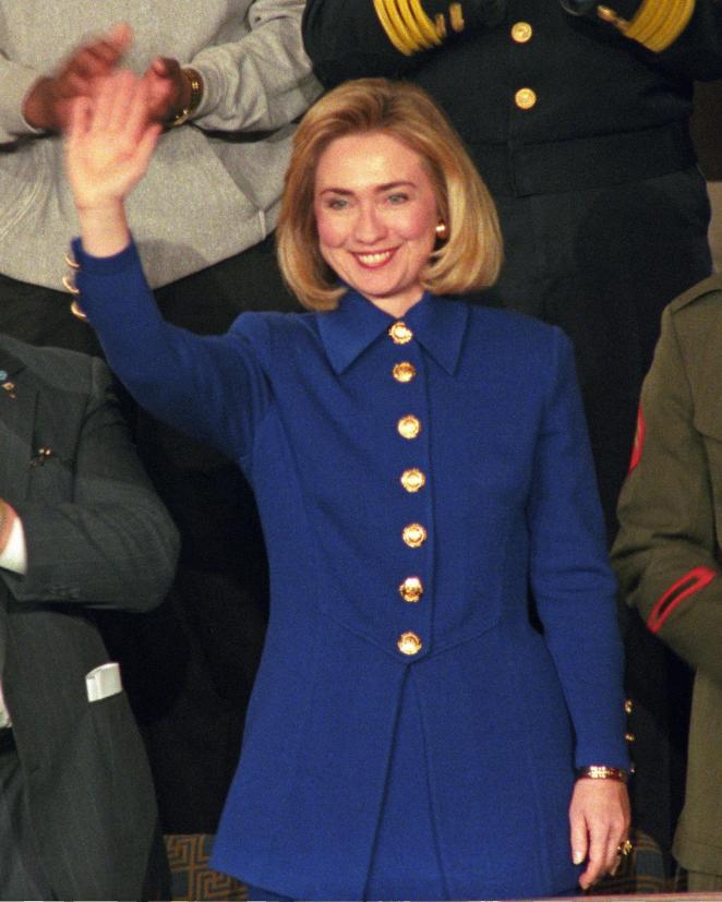 Взгляд в прошлое: стиль Хилари Клинтон женщины-политики,знаменитости,мода и красота,первые леди,стиль,Хилари Клинтон