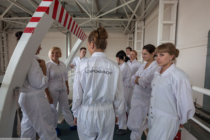 Как тренируют персонал Аэрофлота Как тренируют персонал Аэрофлота