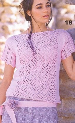 Связать кофту спицами