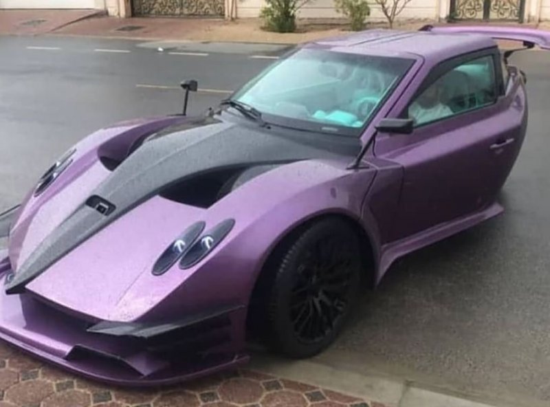 Трехколесный Pagani Zonda выглядит выглядит очень необычно