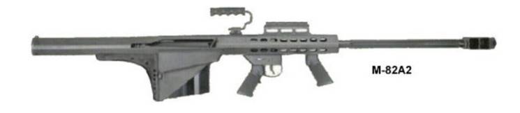 Современные американские 12,7-мм снайперские винтовки