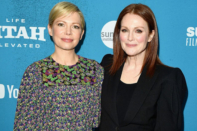 Мишель Уильямс и Джулианна Мур на Sundance Film Festival