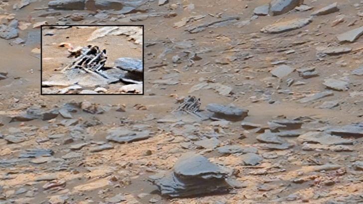 На детальной фотографии Марса разглядели железные трубы