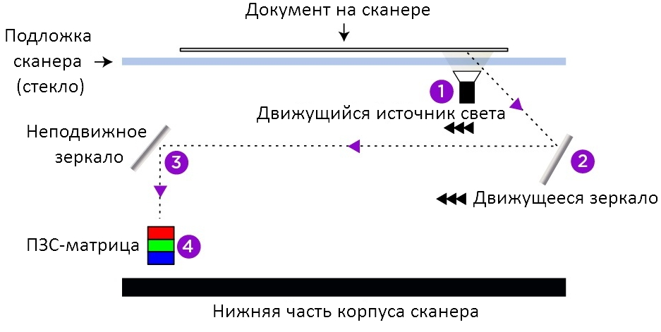 Как выглядит сканер изнутри