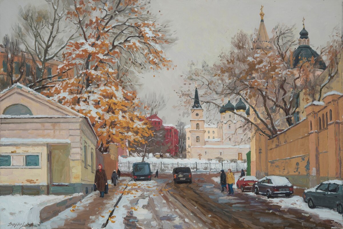 «Выпал снег», 2008, холст, масло