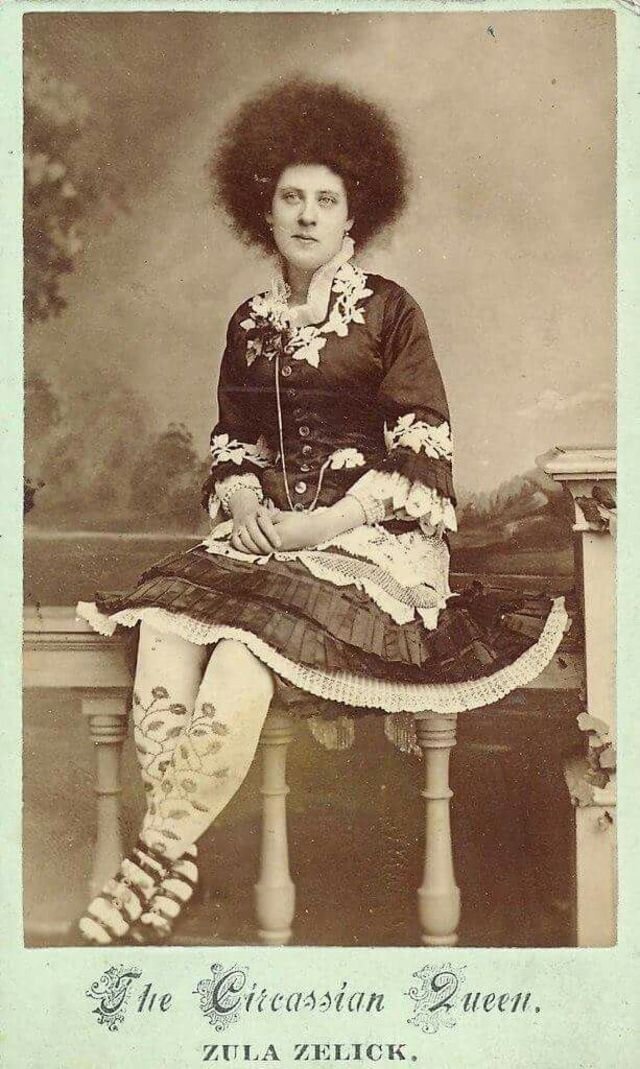 Самые красивые в мире женщины: фальшивые черкешенки, которые выступали в цирках 19 века 