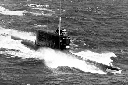 Советская атомная подводная лодка