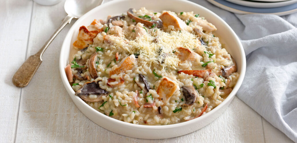 Ризотто с курицей в мультиварке