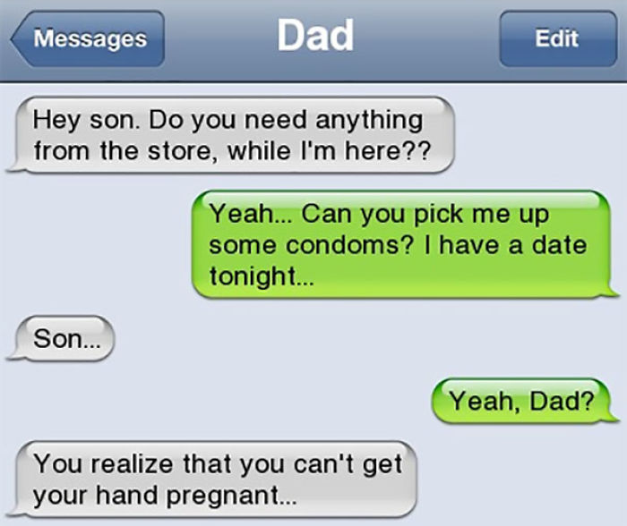 Funny Dad Text