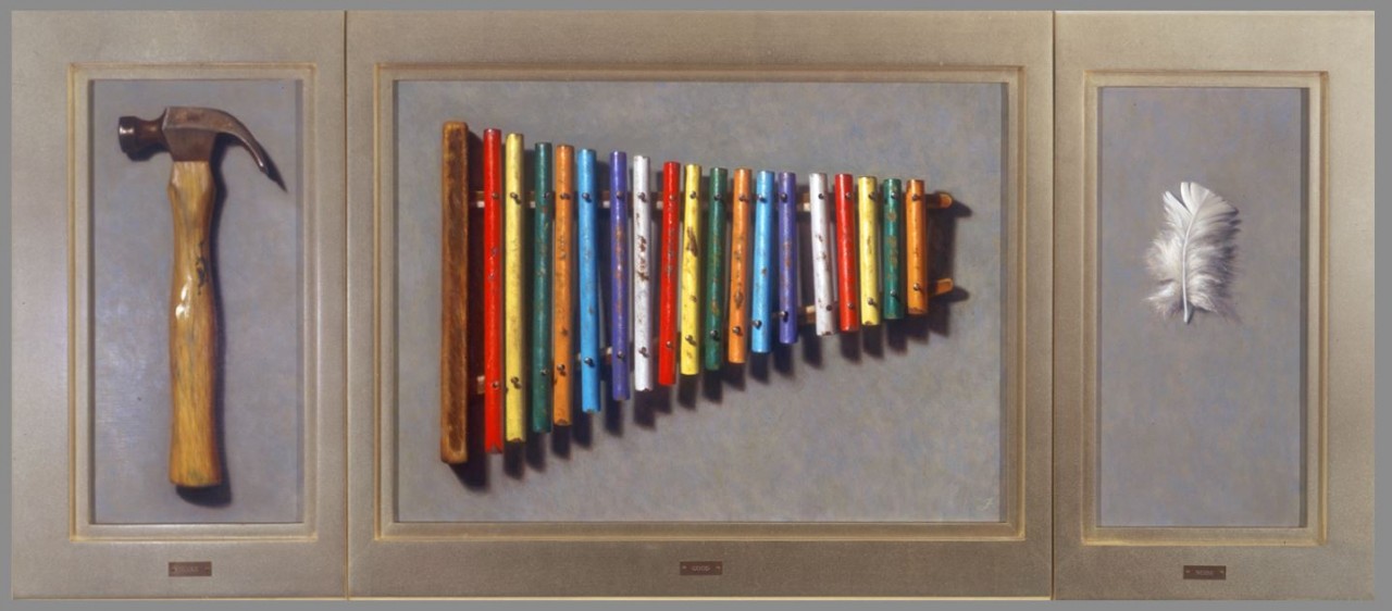 Оптическая иллюзия в живописи. Вы можете подумать, что это коллаж, но нет... Оптическая иллюзия в живописи. Вы можете подумать, что это коллаж, но нет...