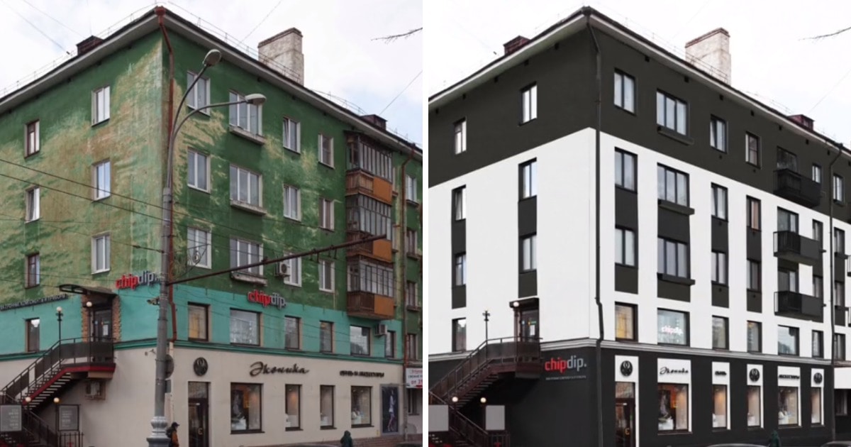 Тиктокер показал, как превратить российские дома в стильные пространства, просто поработав с их фасадами здания, чтобы, только, зданий, сделать, более, Алексей, здание, какого, сделали, отмыть, покрасить, пример, проект, насколько, Трясцин, больше, проекты, реставрации, подход