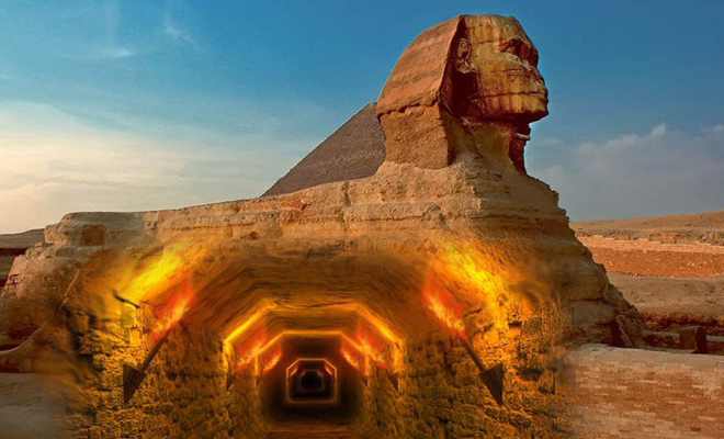 Два века назад у Сфинкса из песка была видна только голова. Статую пытались откопать трижды и каждый раз останавливались Сфинкса, откопать, голова, комнате, Египта, месте, известноПо, глубоко, тоннель, уходит, нижней, комнаты, разделена, археологов, независимых, предположению, нашли, статуи, тоннеля, пустыниЗдесь