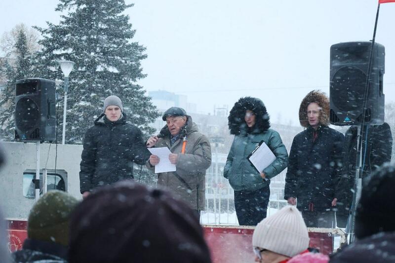 Митинг КПРФ в честь 108-й годовщины Октябрьской революции / Фото: Екатерина Смолихина / amic.ru