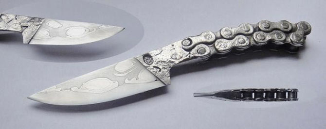 Творческие ножи, сделанные из неожиданных вещей