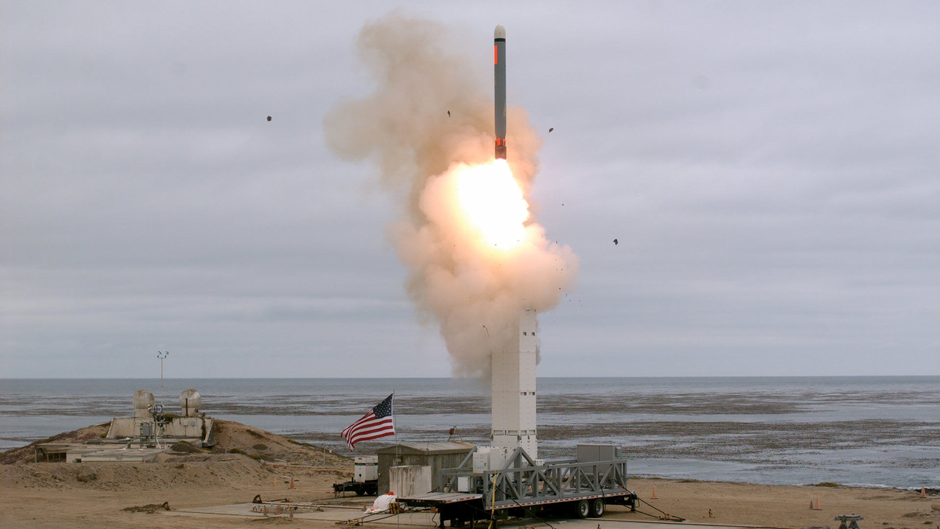 Пуск ракеты Tomahawk