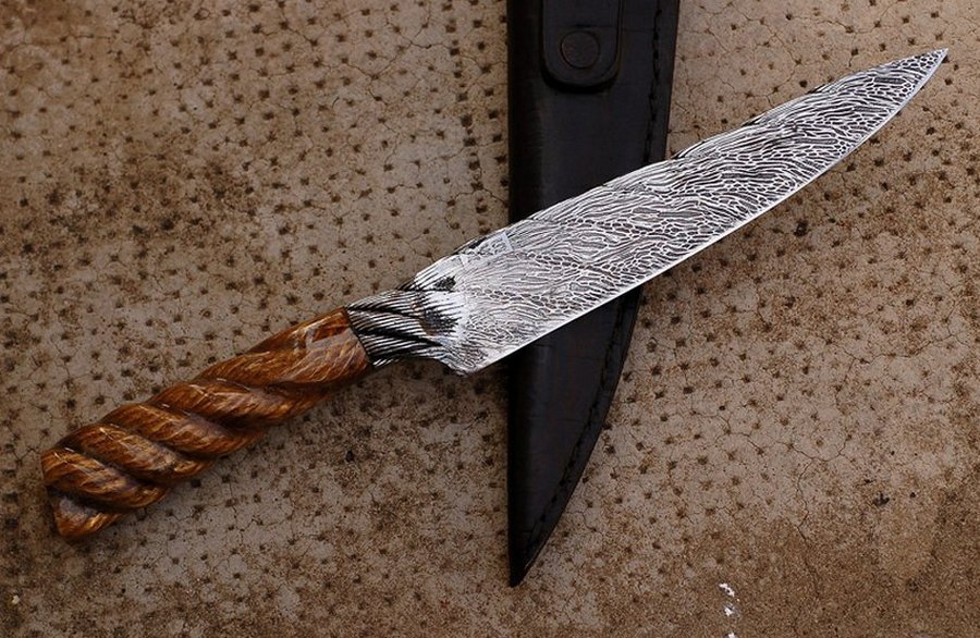 Нож из ТРОСА | Ножи ручной работы | Дзен