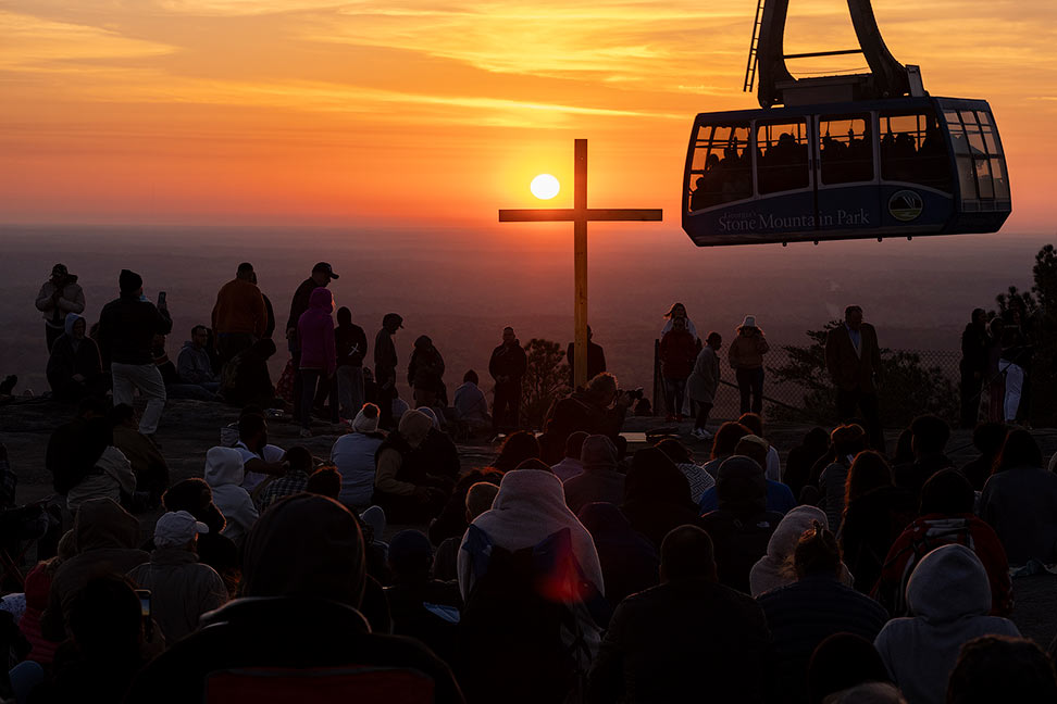 APTOPIX Easter Georgia