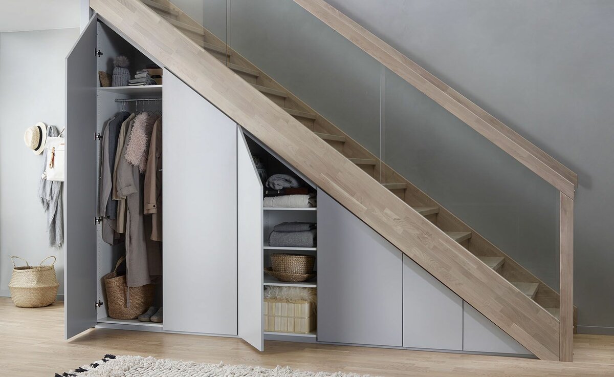 11 практичных идей для организации пространства под лестницей для дома и дачи,идеи и вдохновение,интерьер