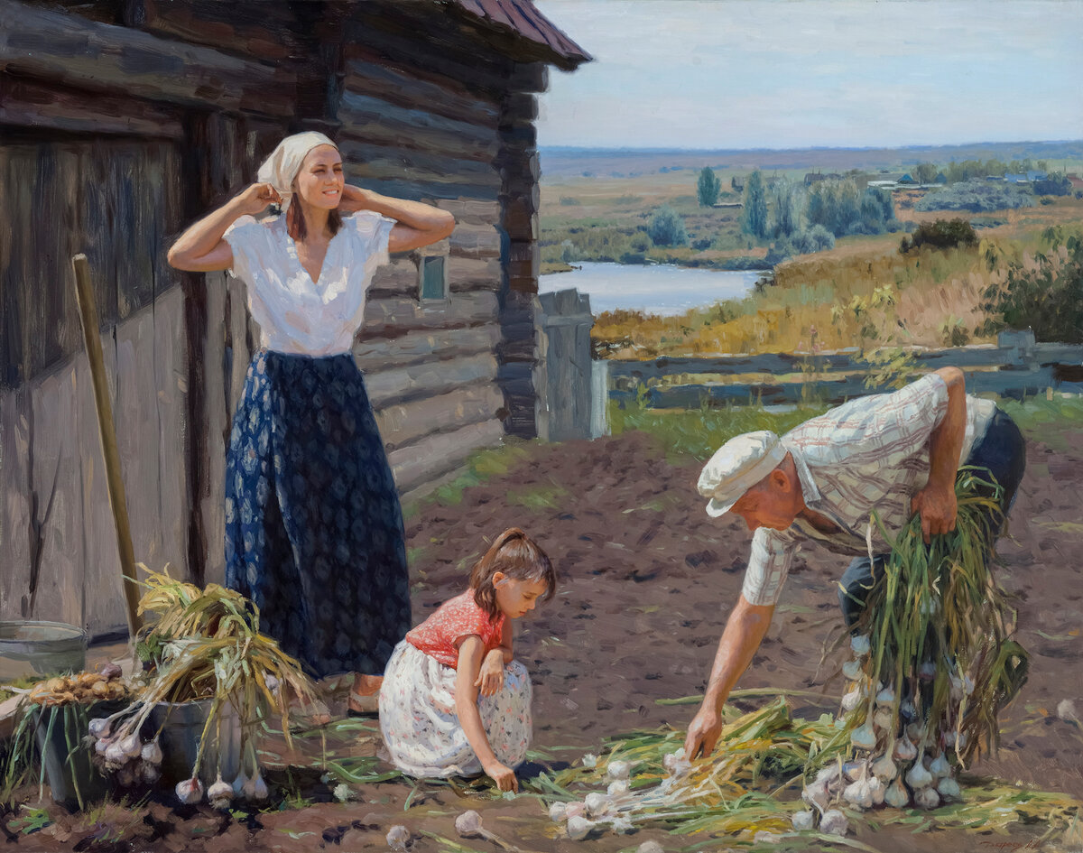 «Август», 2019, холст, масло