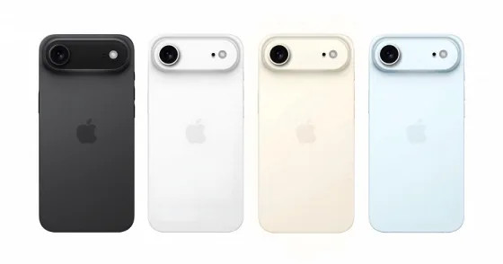 iPhone 17 Air выйдет в весьма бледных пастельных цветах. Рендеры позволяют оценить все четыре варианта расцветки