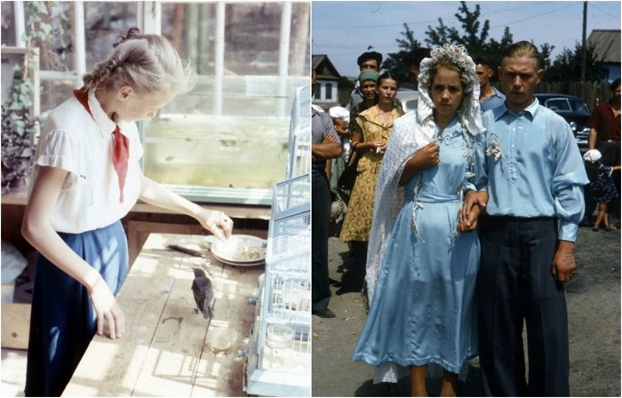 Ранее неопубликованные цветные фотографии времён СССР.