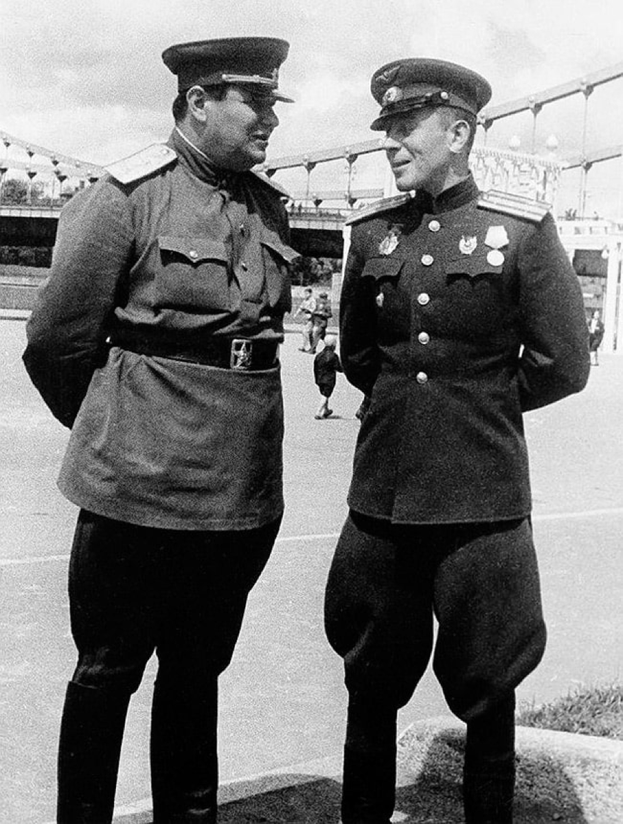 Василий Сталин в военные годы. 