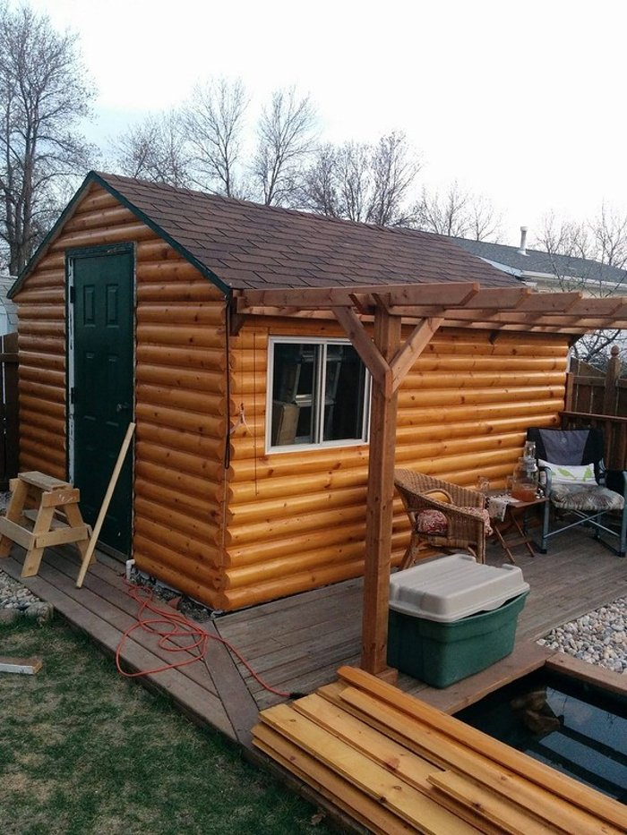 Впечатляющая переделка старого сарая Впечатляющая переделка старого сарая разное,строительство и ремонт