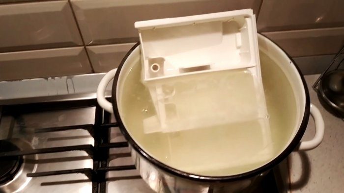 Как быстро отмыть лоток стиралки с самыми стойкими отложениями,