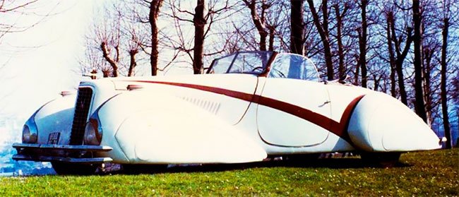 Кастомный Cadillac V16 Hartmann 1937 года