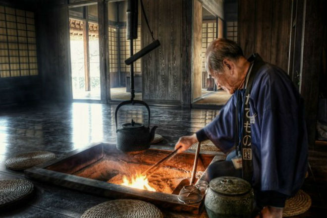 Как греются зимой в Японии