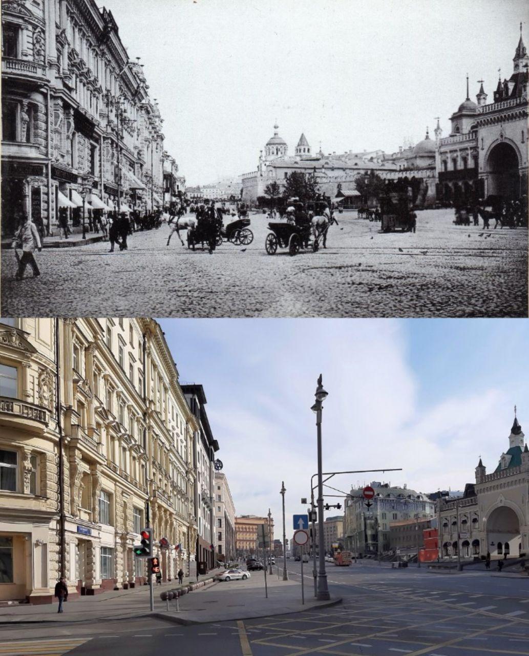 Фотографии было стало. Москва было стало. Улицы Москвы было стало. Московские улицы было стало после. Фото старой Москвы было стало.