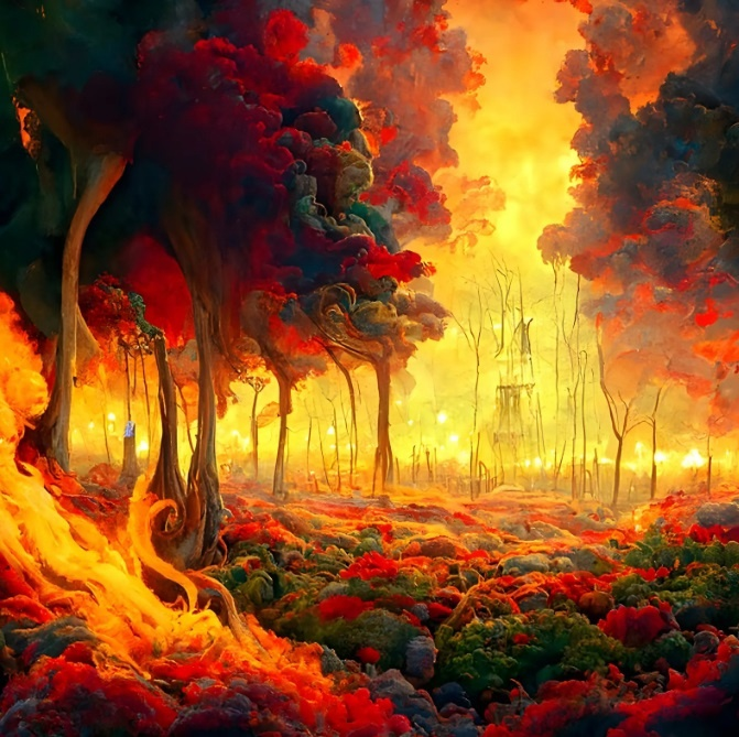 Создание картин с помощью искусственного интеллекта