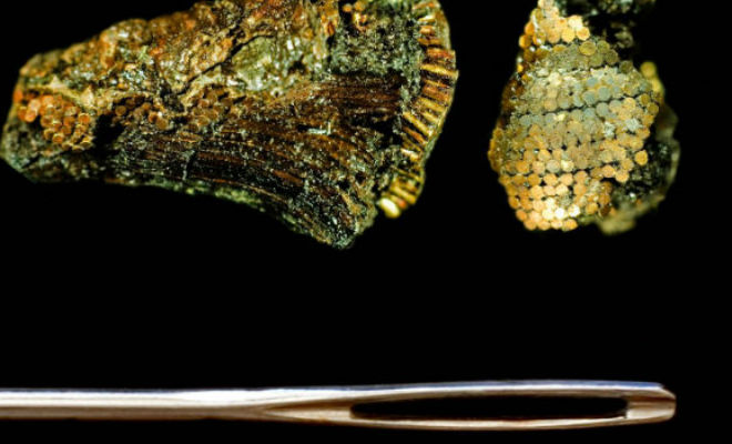 Кинжал из 140 000 золотых кусков: ученые проникли в тайну возрастом 4000 лет золото,кинжал,клинок,оружие,Пространство,стоунхедж,ювелир