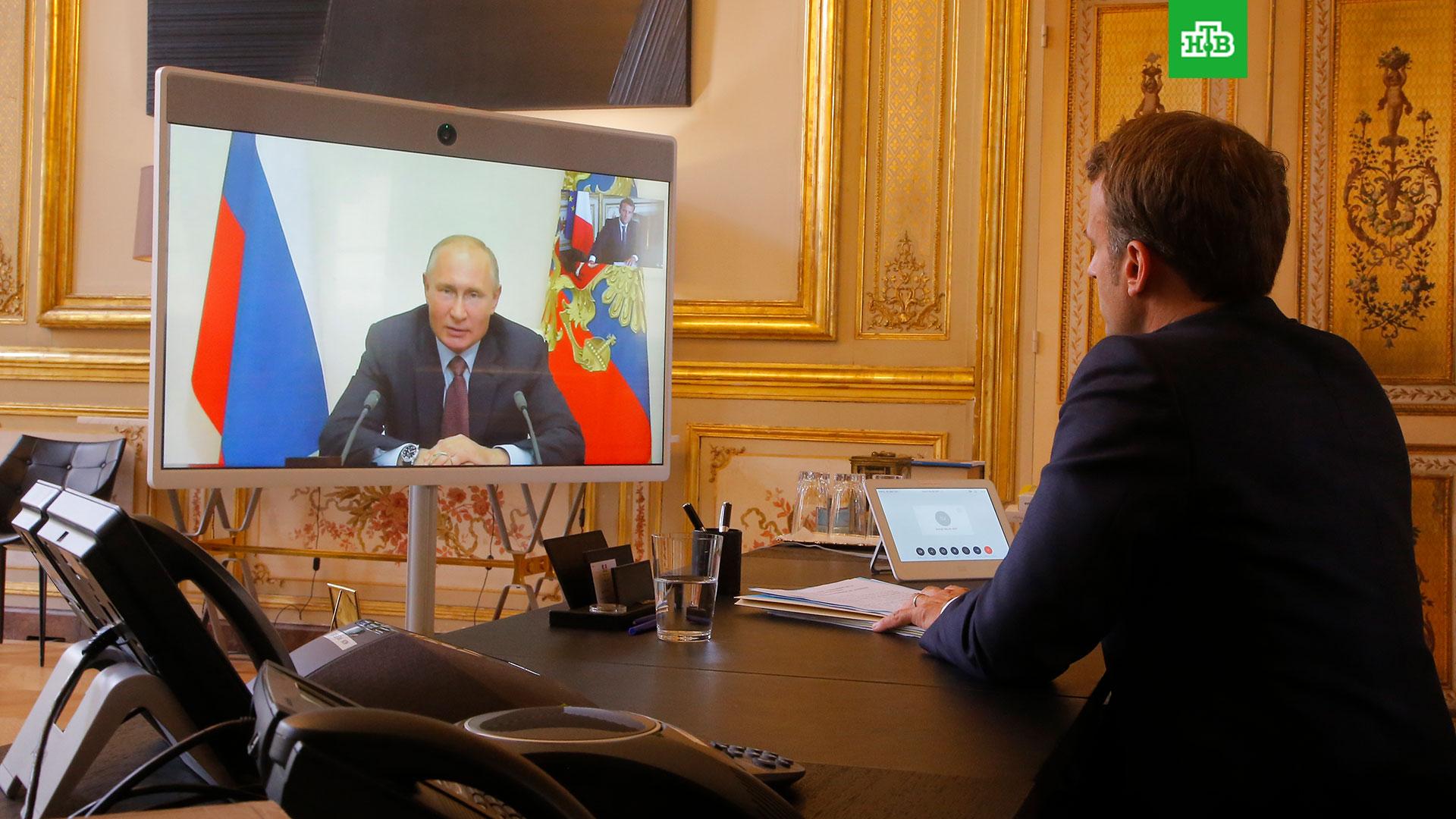 В Париже сообщили о скорых переговорах Макрона и Путина