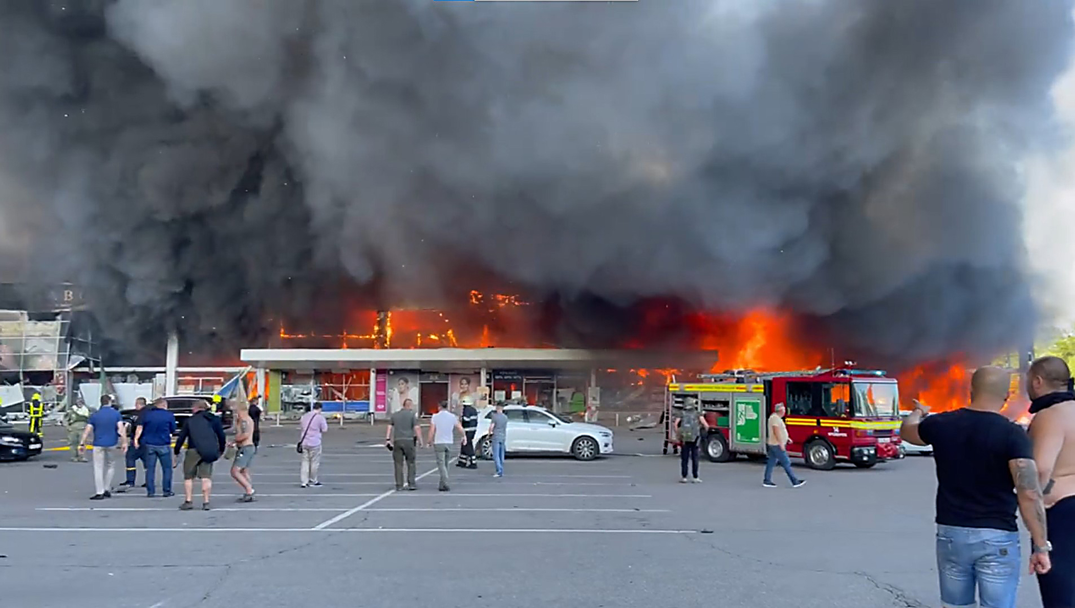 Какой торговый центр сгорел